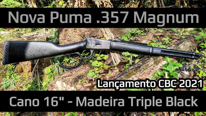 Carabina Puma Calibre .357 Magnum Cano Redondo 20