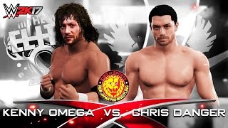 CHRIS DANGER vs KENNY OMEGA!! | WWE 2K17 My Career Beyond (#CDWT)