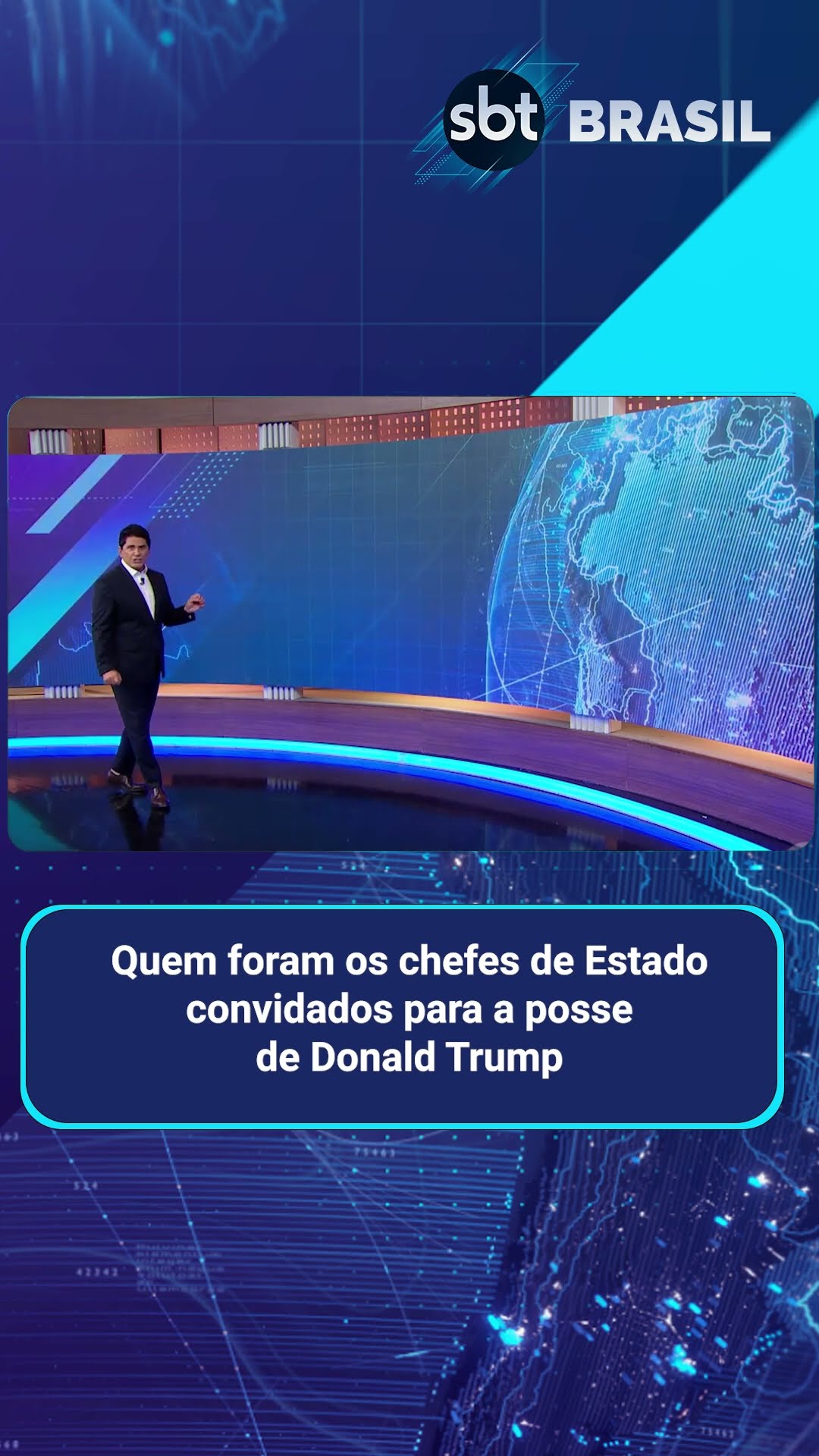 Embaixadora representa Brasil em posse de Trump nos EUA | SBT Brasil (20/01/25)