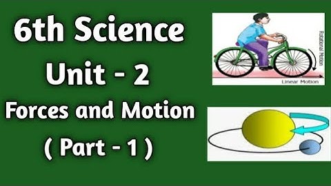 6th Science | Unit - 2 | Forces and Motion | ( Part - 1 )
