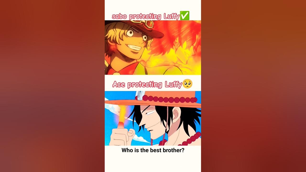 Luffy and ace sabo good moments #onepiece #luffy #ace #sabo Luffy and ace sabo good moments #onepiece #luffy #ace #sabo