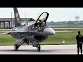 Power in the Pines at McGuire Air Force Base 2023 start up F-16 viper demo team 