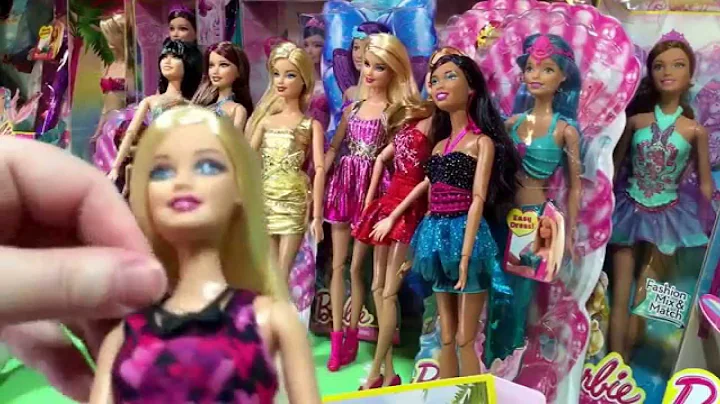 1 Barbie Unboxing Huge New Collection Fashionistas...