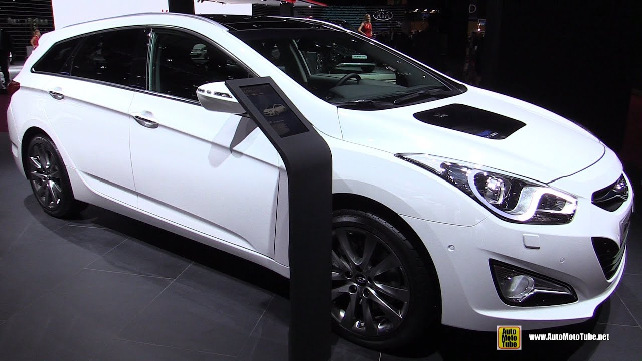 2015 Hyundai I40 Sport Wagon 48v Hybrid Exterior And Interior Walkaround 2014 Paris Auto Show