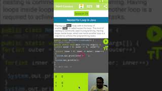Nested For Loop Binary Triangle Pattern