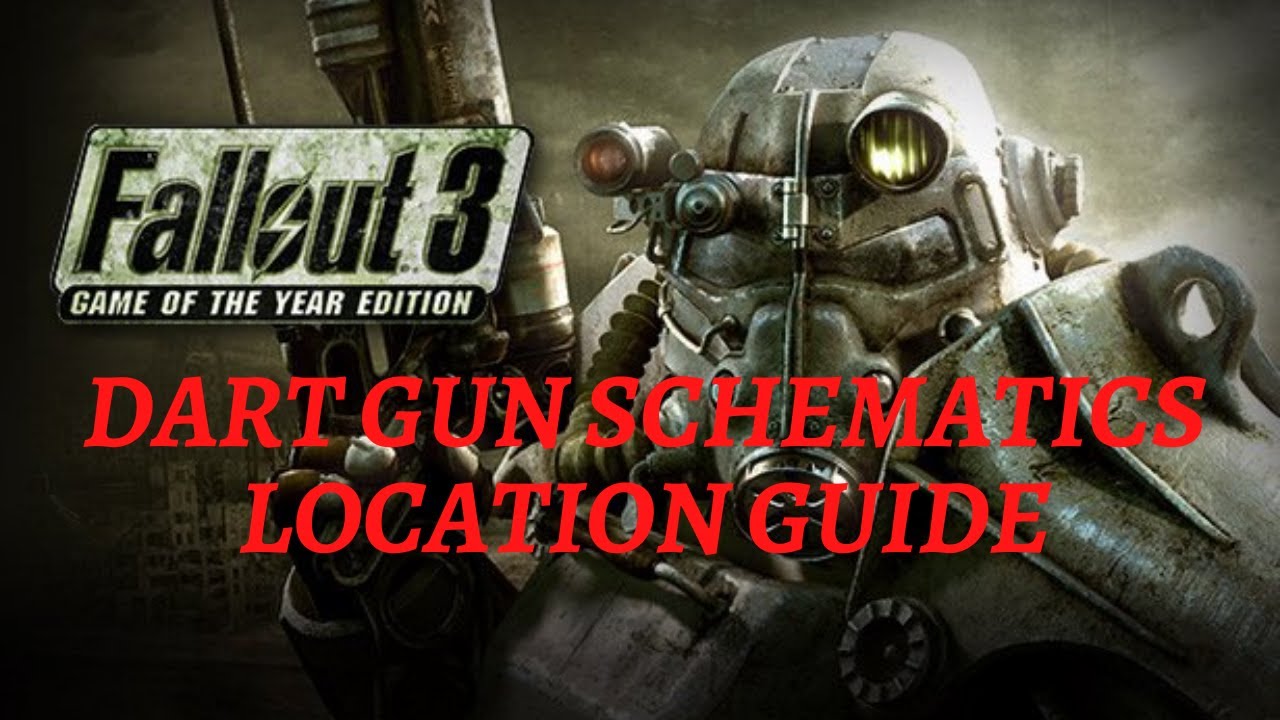 Fallout 3 Dart Gun Schematics Location Guide - YouTube