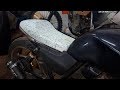 HONDA CB 400.  Делаю сидение с нуля. Поролон. Making a seat from scratch. Foam rubber.