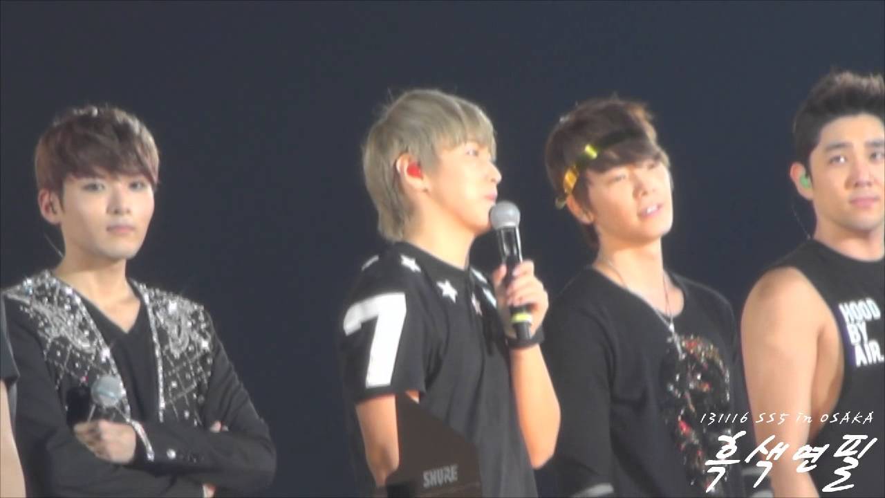 [Fancam] 131116 SS5 Osaka, Sungmin 's encole ment ♥