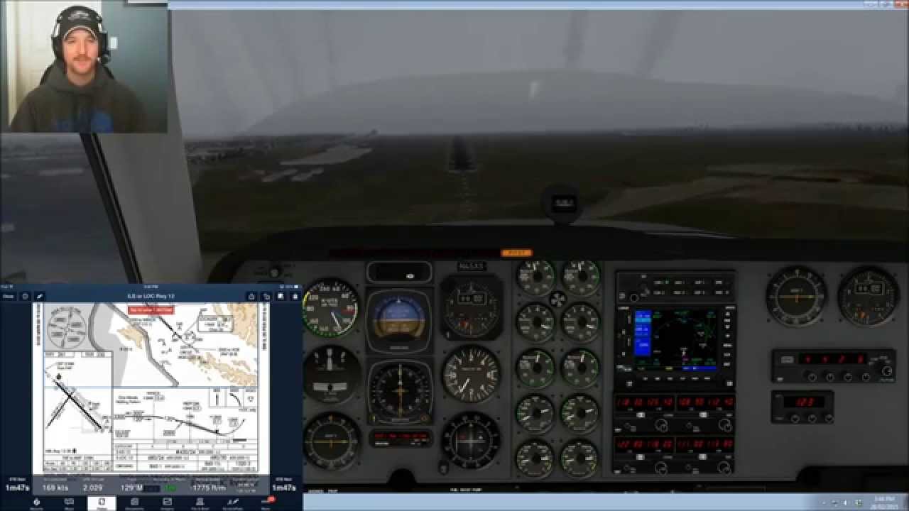 X-Plane 10 - Flying with a CFII on  PilotEdge
