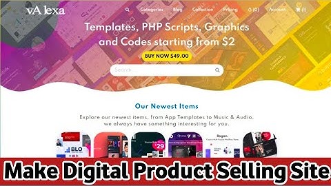 Make Digital Product Selling Website | Sell Online Ebook Script Theme Plugin | Create online Store
