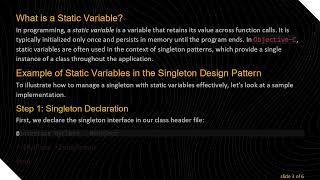 Understanding Objective-C Memory Management for Static Variables