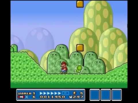 SMB3 for Super Mario All-Stars Custom Level #358 - Sluggish Slopes
