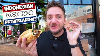 DUTCH-INDONESIAN Food Tour! (First Time in THE HAGUE) screenshot 1