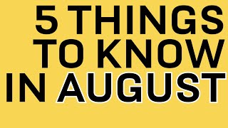 5 Things to Know | August 2022 | U.S. Army