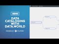 Demo of the dataworld data catalog and governance platform