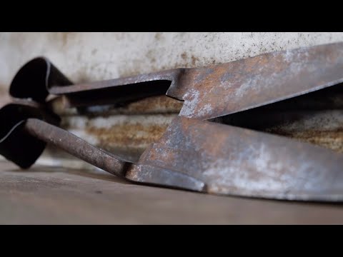 Restoring 1800s Era Wool Shears | Antique Tool Restoration - YouTube