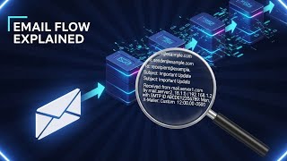 How does Email Flow  Explained | Email Header Analysis for Beginners & IT Admins