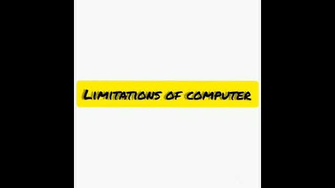 Capabilities And Limitations Of Computer | #4 | Learn BCA By Ankur Sir | U1 |