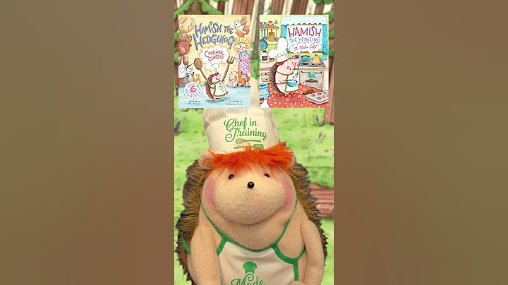 Hamish the Hedgehog storybook cookbook series