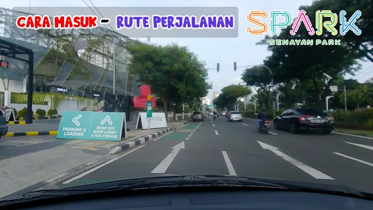 Cara Masuk Skywalk Senayan Park Jakarta | Rute Perjalanan
