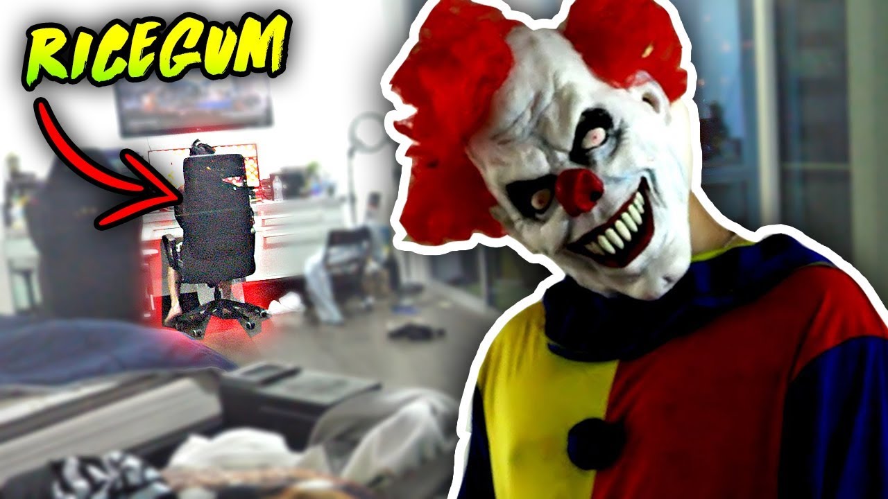 jake paul instagram SCARY KILLER CLOWN PRANK ON RICEGUM (HE FREAKS OUT)