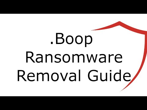 Boop File Virus Ransomware [.Boop] Removal and Decrypt .Boop Files