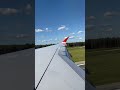 Solar landing Airbus A350 in Krasnoyarsk