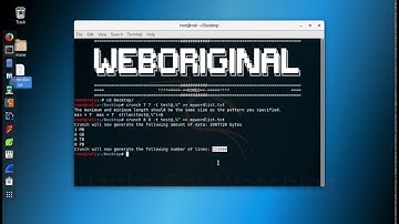 Kali linux: How to generate your own wordlist
