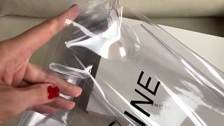 transparent bag celine