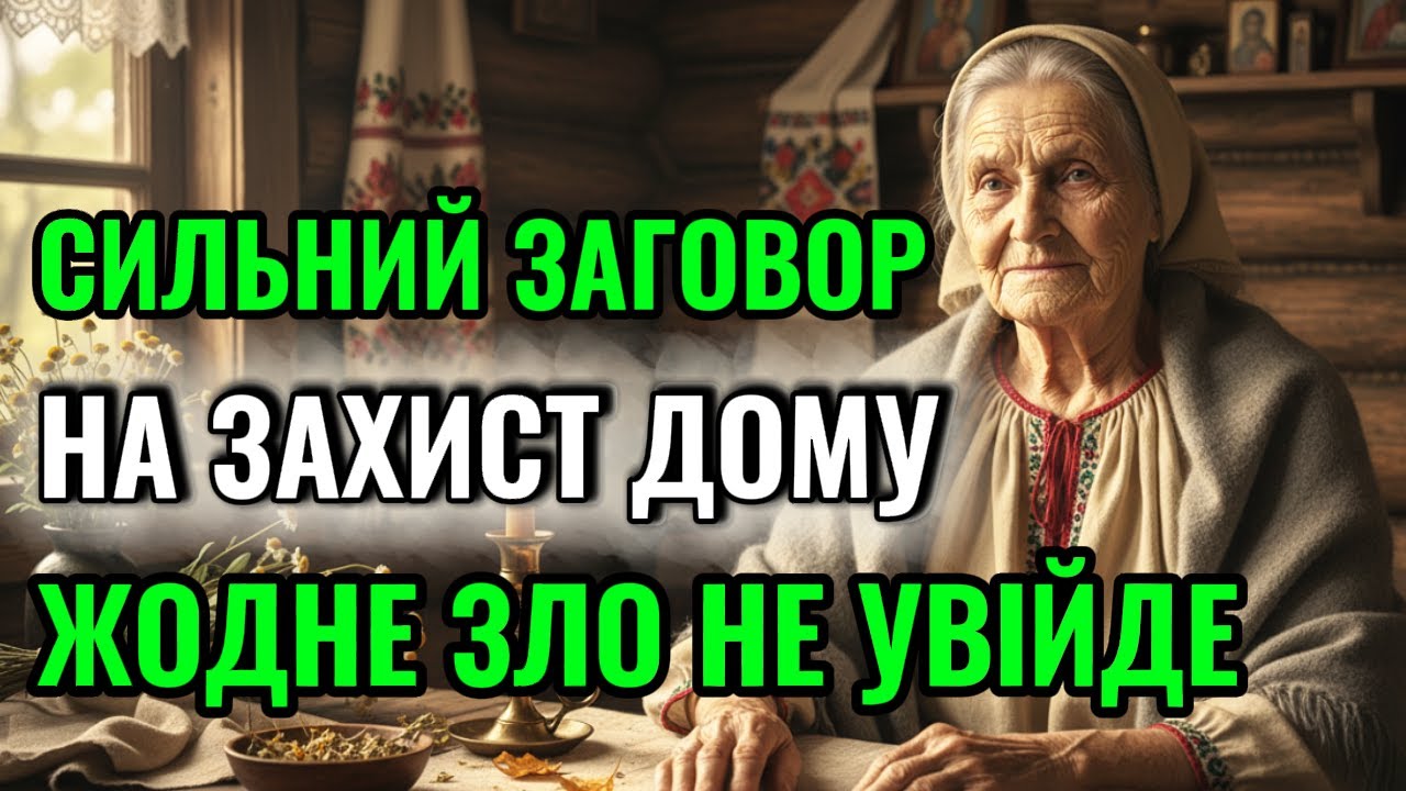 ☦️ СИЛЬНИЙ ЗАГОВОР НА ЗАХИСТ ДОМУ — ЖОДНЕ ЗЛО НЕ УВІЙДЕ!