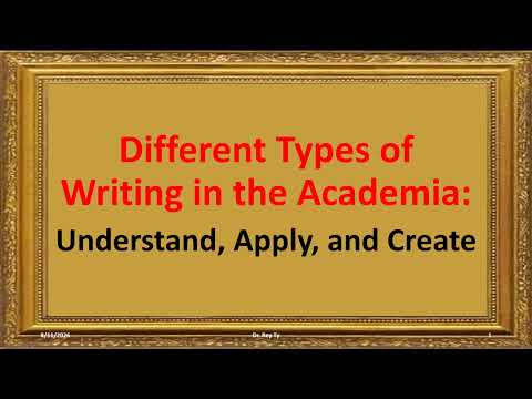 2026 Dr Rey Ty Writing Papers in the Academia
