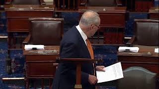 Chuck Schumer Speaks on Senate Floor I LIVE