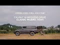 COFFEE, COZY, CHILL AND CAMP [  Caught In Weekend Drive CLASSIC PAJERO ] ASMR