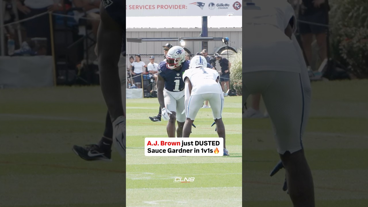 A.J. Brown DUSTED Sauce Gardner in 1v1s in Patriots vs Colts Practice 🔥