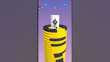 STACK BALL FASTEST WORLD RECORD LEVEL UP😱 // #gaming #gameplay #games #stackball #shorts #shortsfeed