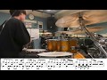 【With sheet music】 Cö shu Nie - red strand drum cover