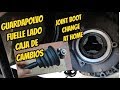 Cambio fuelle lado caja Super detallado modo Casero-Changing Gearbox joint boot at home