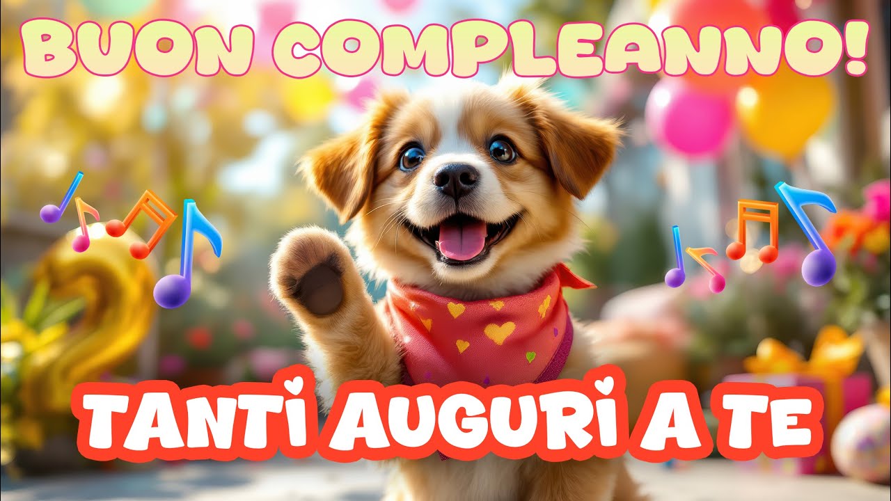 Buon Compleanno con la canzone Tanti Auguri a Te - YouTube