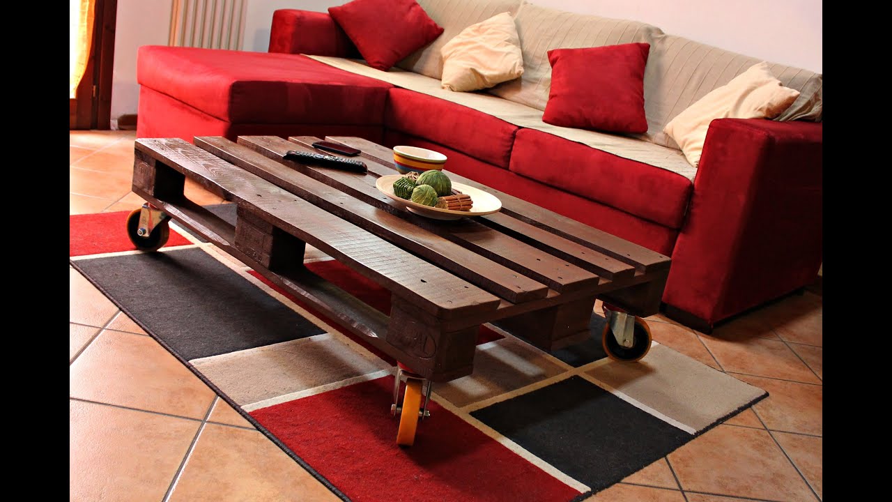 Costruire un tavolino pallet fai da te riciclo pallet youtube Bricolage fai da te legno