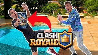 CLASH ROYALE, НО КОЙТО ЗАГУБИ СКАЧА В БАСЕЙН С ДРЕХИТЕ! | Kriskata VS. AndyPlayZGameZ