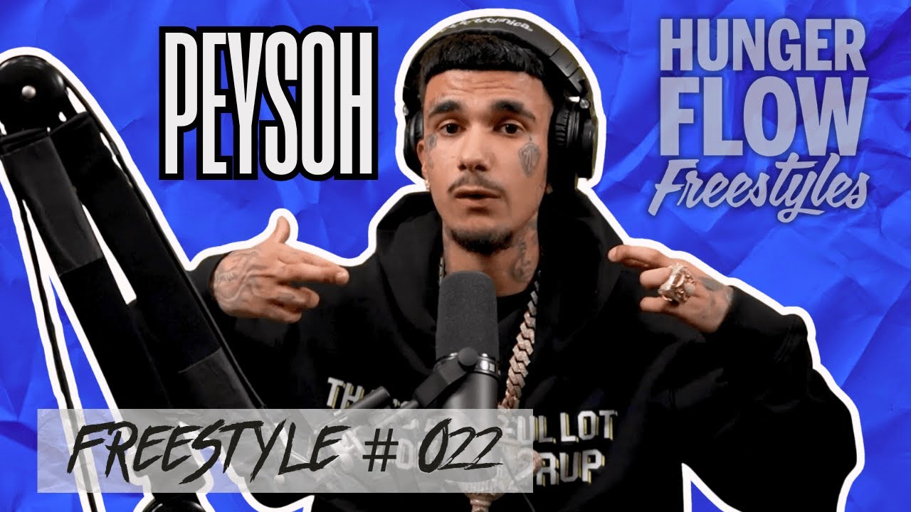 PEYSOH drops a CRAZY freestyle on Justin Credible's HUNGER FLOW