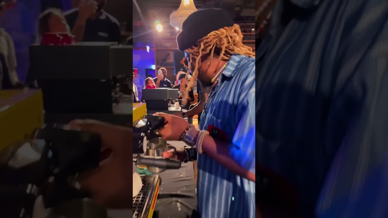 Latte art throw down 