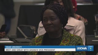 Republic of Ghana's vice president visits Des Moines