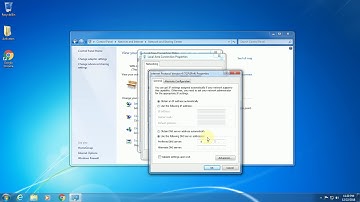Windows 7 Eng Google DNS configuring