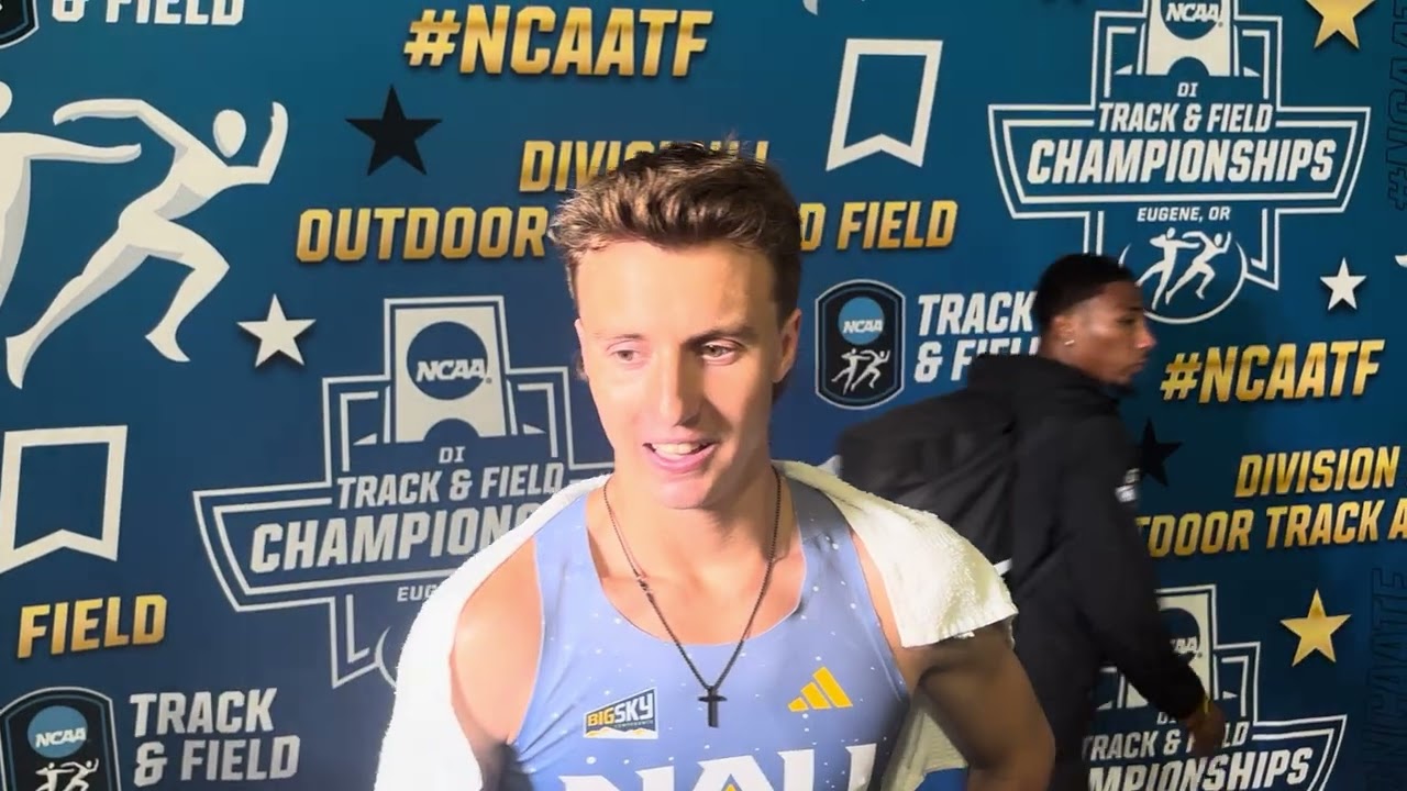 NAU’s Colin Sahlman Breaks Down Epic Close To Win NCAA Championships 800m In 1:44.22