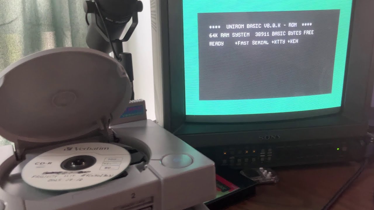 Loading my PS1 game from a CD for the first time - YouTube