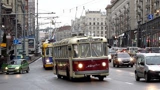 Парад троллейбусов в Москве / Trolley parade in Moscow