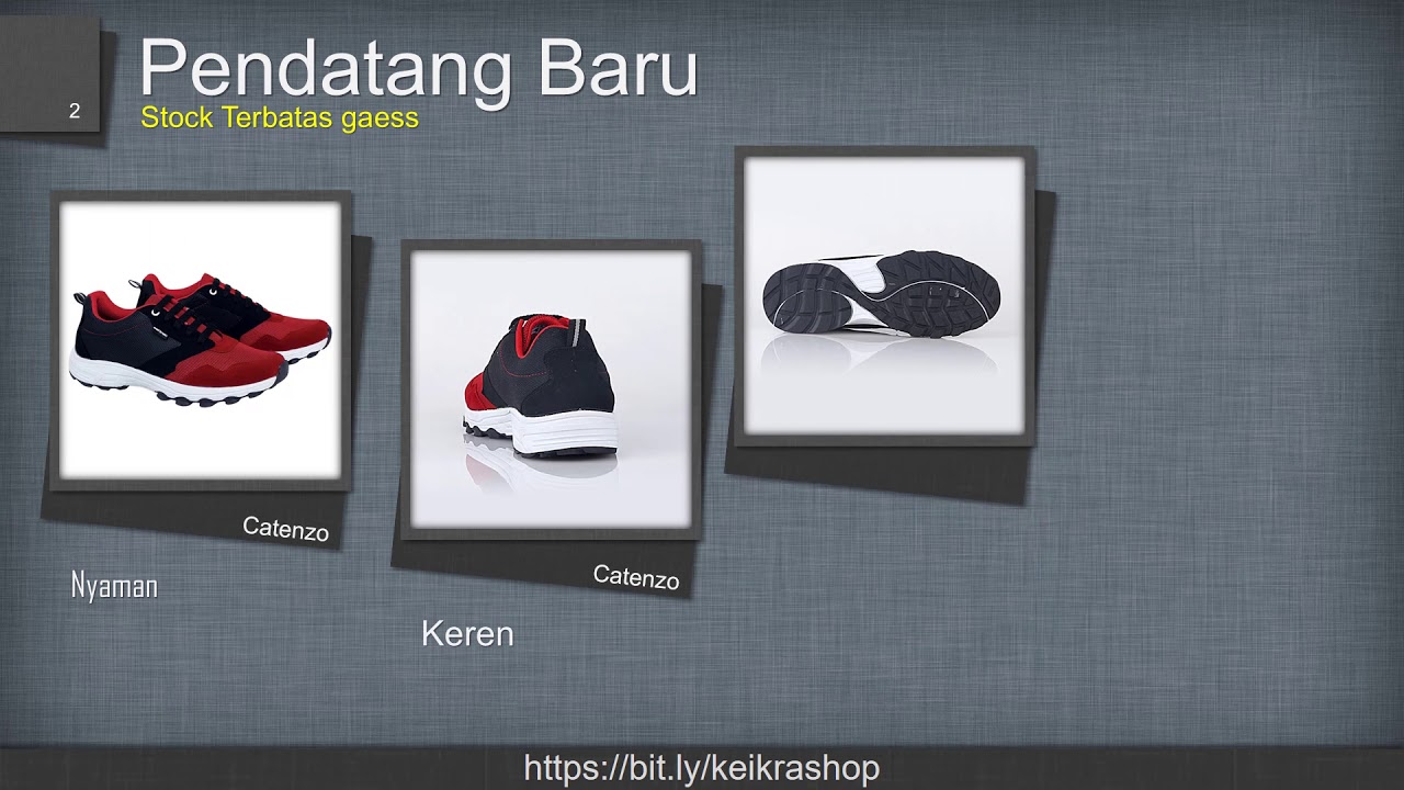 Keikrashop Sepatu  pria  bandung catenzo keren  0822 9827 