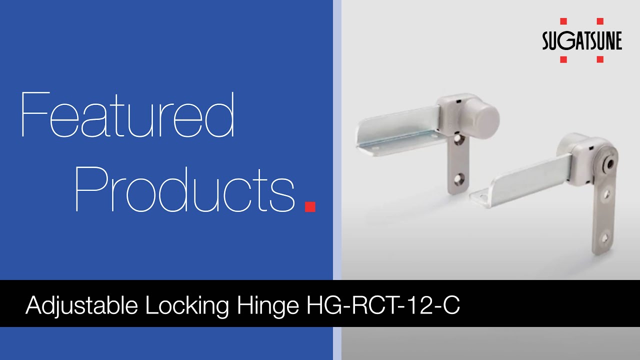 Adjustable locking hinge HG-RCT-12-C 