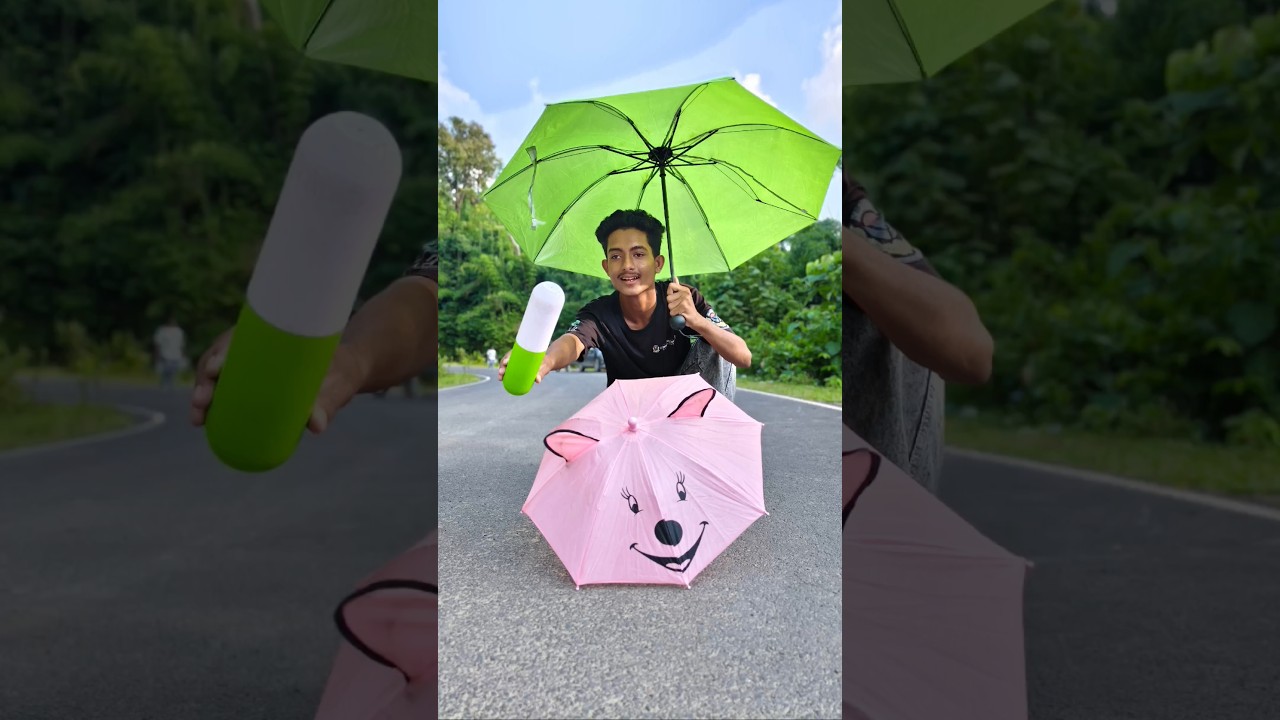 Capsule umbrella and mini cute umbrella unboxing |